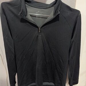 Nike Gray Dri-FIT Standard Fit Top